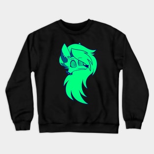 Loona wolf Helluwa boss - mint color Crewneck Sweatshirt